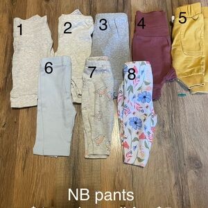 Gray and Multicolor Kids Bottoms Set